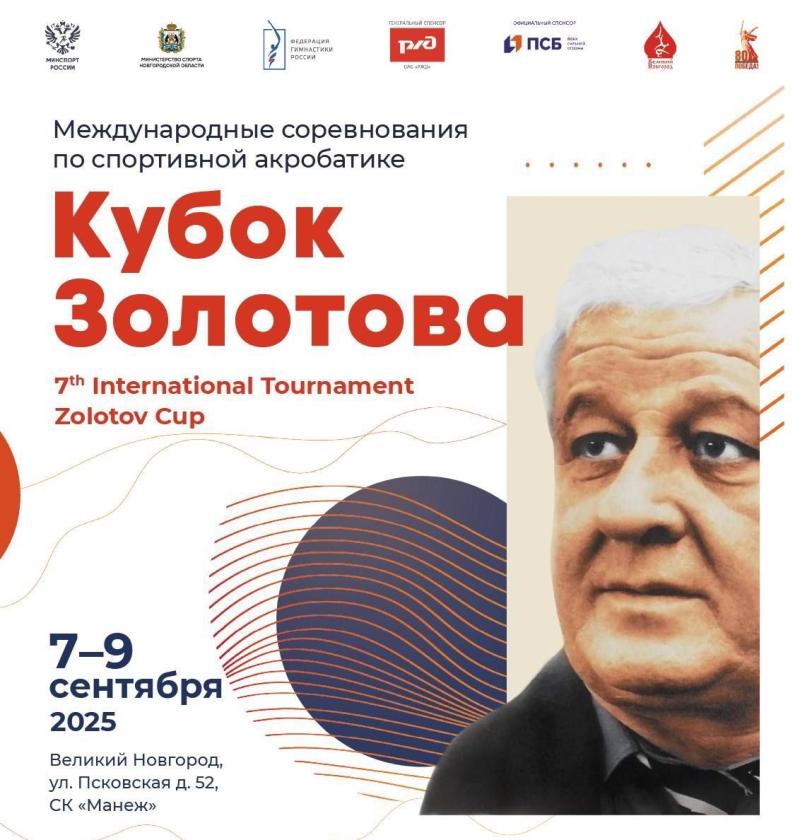 Международные соревнования по спортивной акробатике "Кубок Золотова" 2025