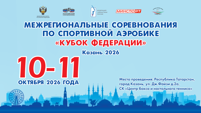 Межрегиональные соревнования по спортивной аэробике «Кубок Федерации» 2026