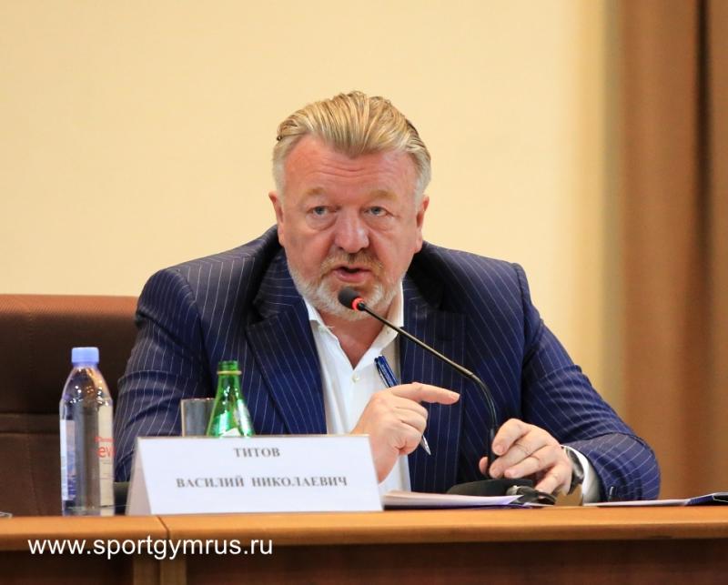 Титов: российские гимнасты должны спокойно пройти карантин и вернуться к тренировкам